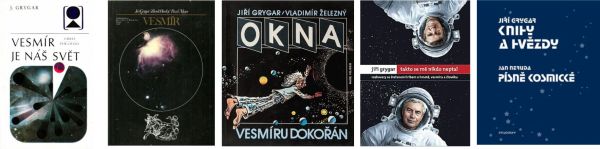 Výběr několika knih, které Jiří Grygar napsal - a vyšly v obrovských nákladech, nutno dodat: prostřední Okna (1989) vyšla v nákladu 106 800 kusů!