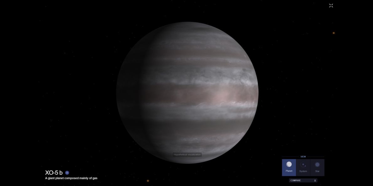 XO-5 b planeta je zatímá známá jako takvzaný Horký Jupiter, objevena byla v roce 2008.